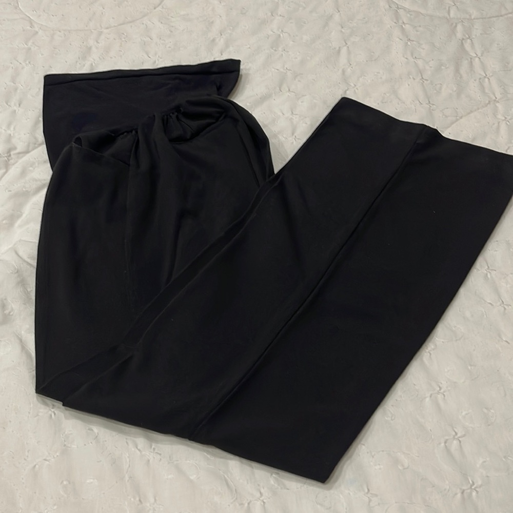 Motherhood Maternity Pants - black with a slight flare leg